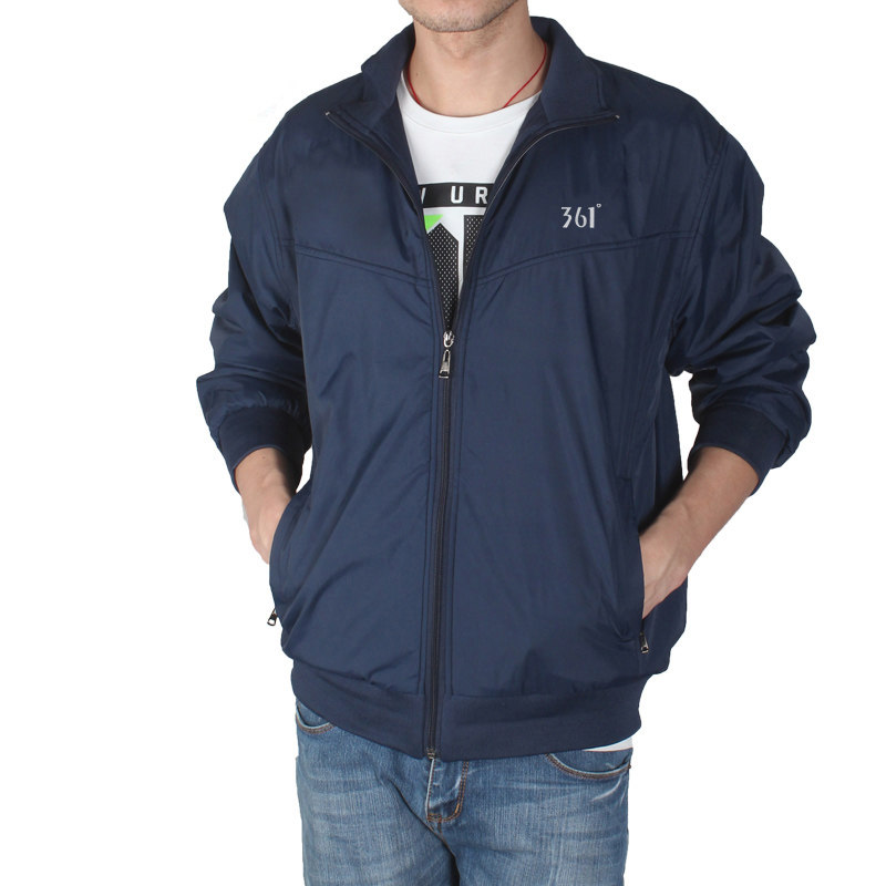 361春秋款休闲男装新款防风夹克外套运动服立领拉链薄外套单上衣