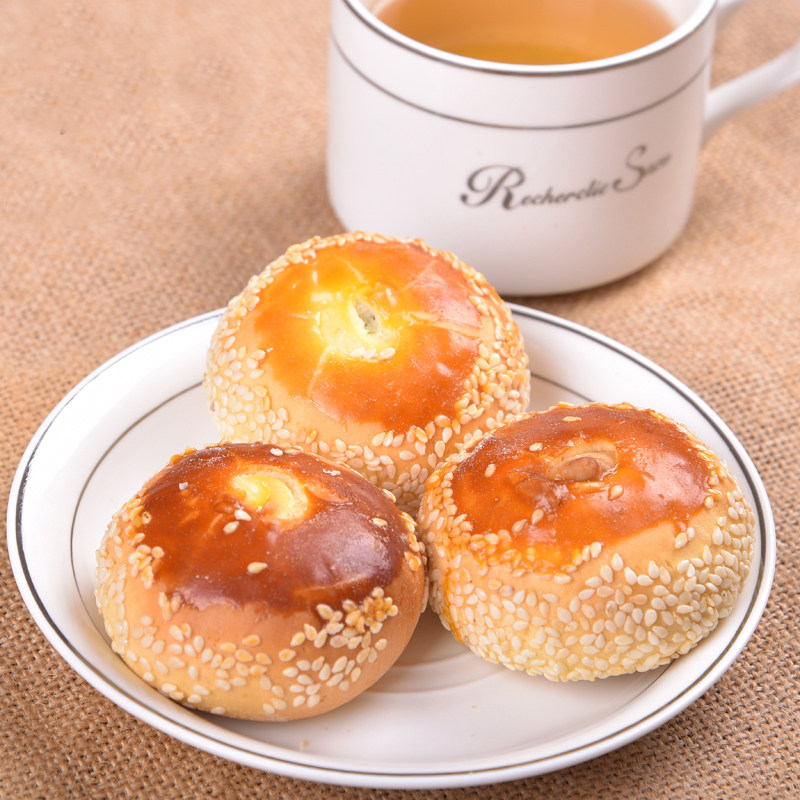 【詹记】安徽合肥特产詹记宫廷桃酥王红豆饼零食糕点散称现做500g