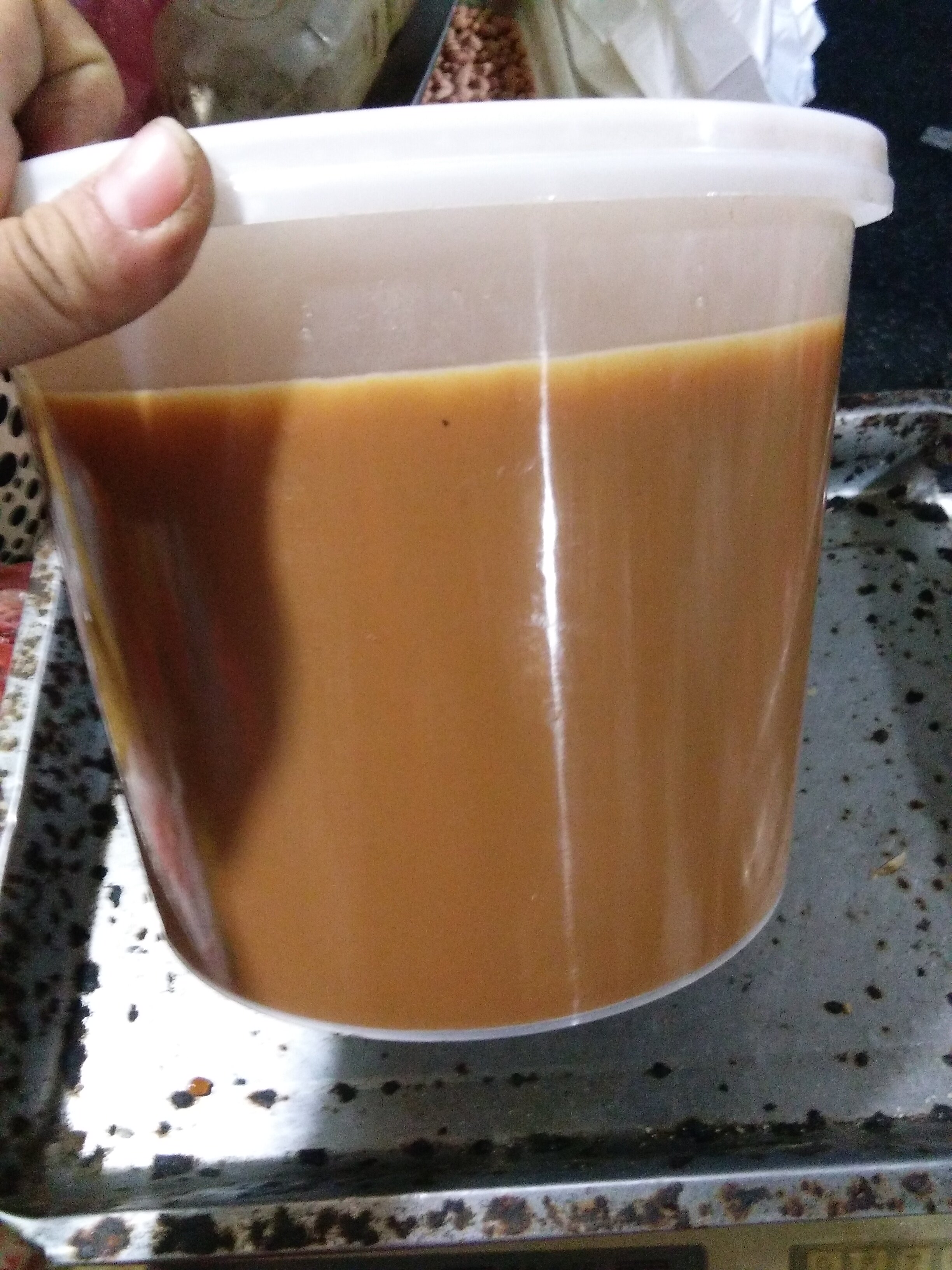 白河人家石磨芝麻酱 纯农家芝麻酱大桶装热干面芝麻酱火锅麻酱4斤