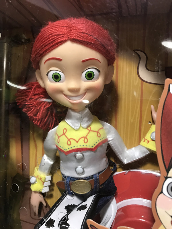 正版迪士尼玩具总动员3珍藏收藏版翠丝jessie公仔声控说话包邮