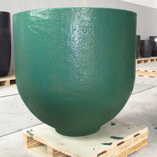 安徽金象坩埚jbp410h700型石墨坩埚熔铜铝锌合金电阻炉用大型坩埚