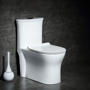 唐岛卫浴陶瓷抽水马桶家用成人卫生间座便器防臭超漩虹吸式坐便器