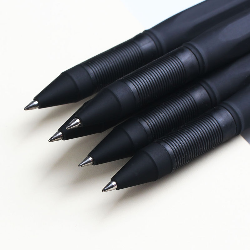 真彩v2168子弹头0.5mm中性笔考试专用碳黑色水笔学生专用包邮