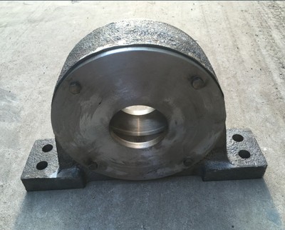 (前进机械)一体式加重轴承座/加重瓦座/轴承室190mm
