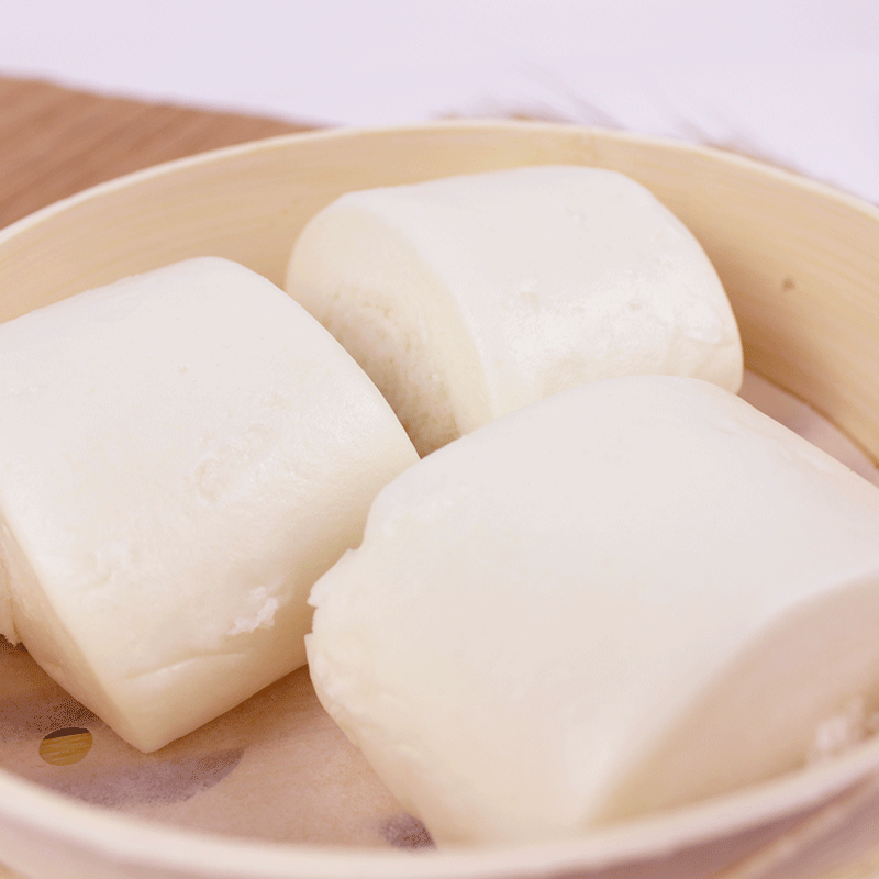 安井牛奶馒头烧烤早餐面点奶油小馒头油炸刀切冷冻食品450g/18只