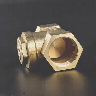 4分6分1寸 卧式黄铜水管止回阀dn15水泵全铜单向阀止逆阀止水阀门