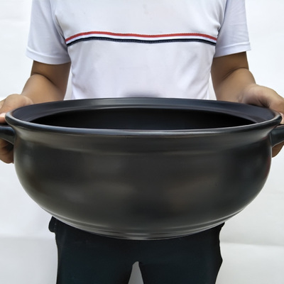 酒店专用大号砂锅火锅陶瓷耐高温煲汤砂锅火锅煲大容量煲汤沙锅