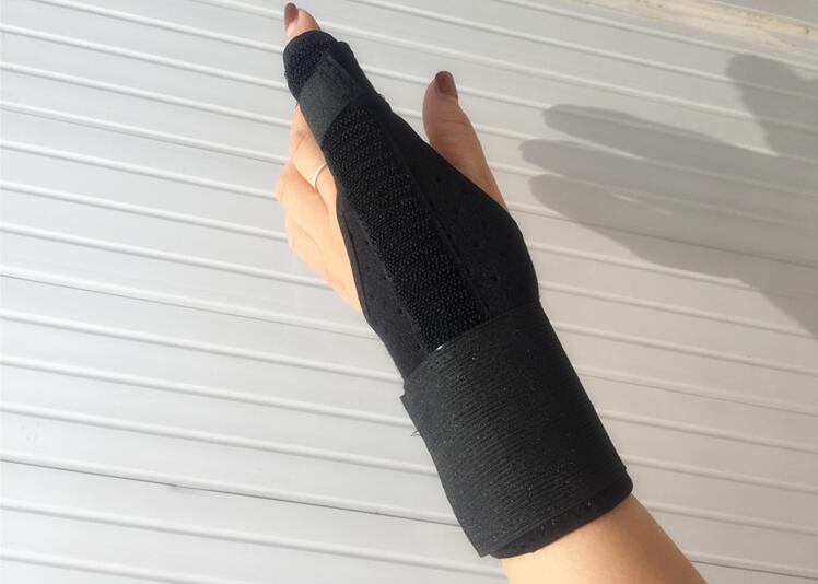 食指固定带骨折扭伤支具护具内置钢板透气腱鞘可调手指夹板指托板