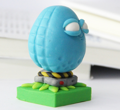 全息坚果装扮 植物大战僵尸2桌游 公仔摆件手工软陶 diy饰品 礼物