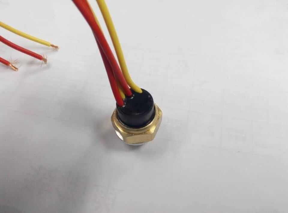 汽车改装水箱风扇温控热敏开关m16四线单双控环氧树脂灌封80度