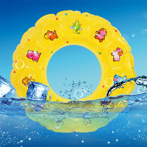 儿童游泳圈救生圈加厚双层充气腋下圈浮圈婴幼儿3岁-6岁-8岁小孩
