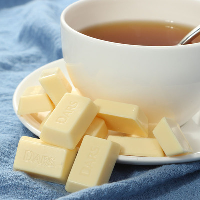 日本零食/达斯 森永dars白色牛奶白巧克力42g(60g)12粒 入口绵滑