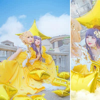 初兽猫现货 魔卡少女樱 百变 小樱 知世 金色星星礼服cosplay