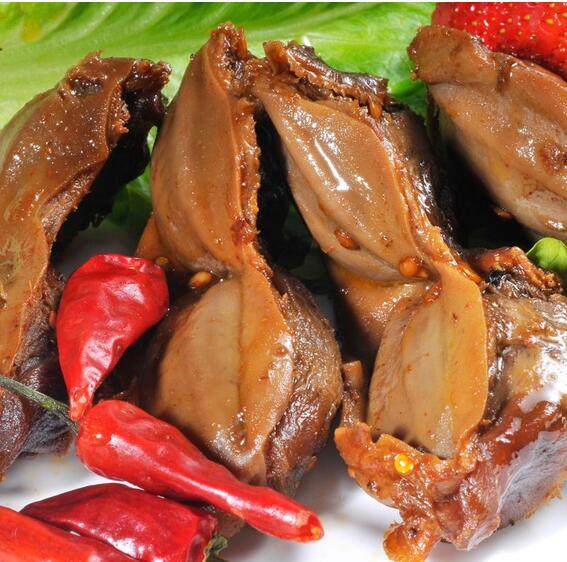香辣麻辣鸡肫鸡胗鸭肉类零食卤味新鲜现做特产熟食200g2份包邮