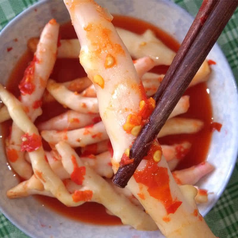 自制腌制辣椒泡姜酸姜广西融安特色特产竹姜酸下饭菜真空1斤装