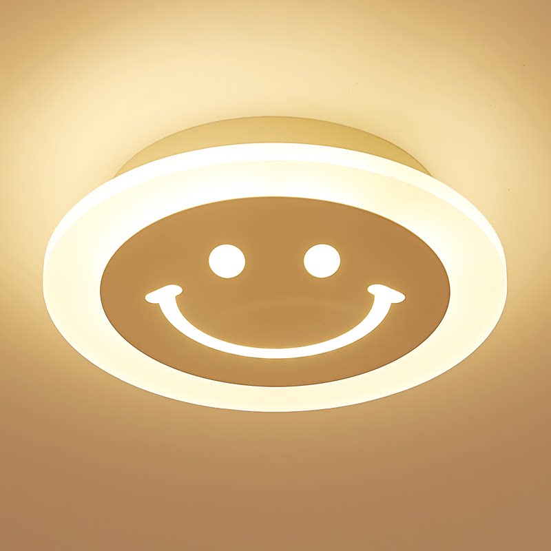 欧普照明led卧室圆形吸顶灯具 现代简约房间阳台过道走廊餐厅灯