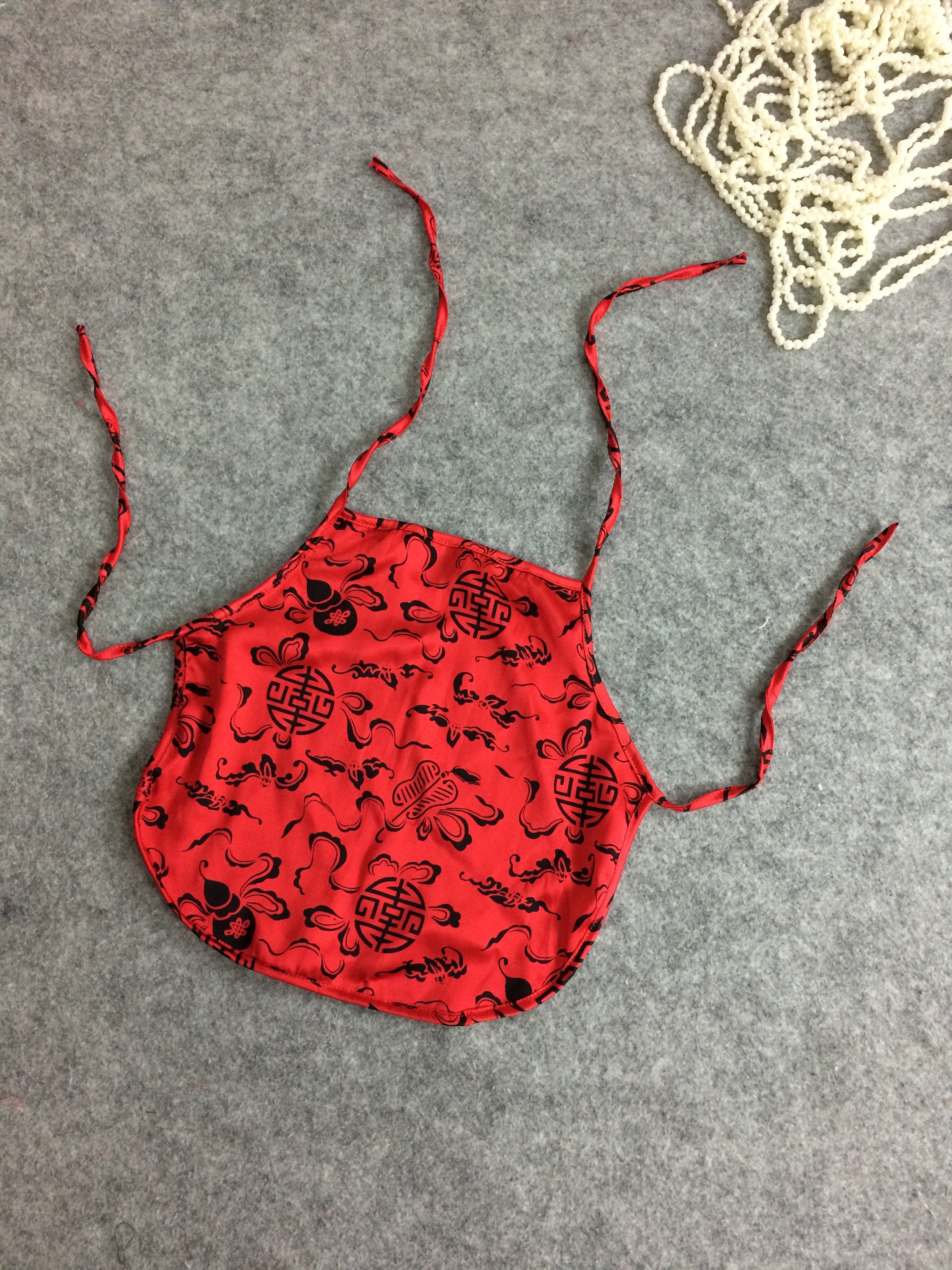 春夏必备100桑蚕丝真丝宝宝护肚脐可爱小肚兜