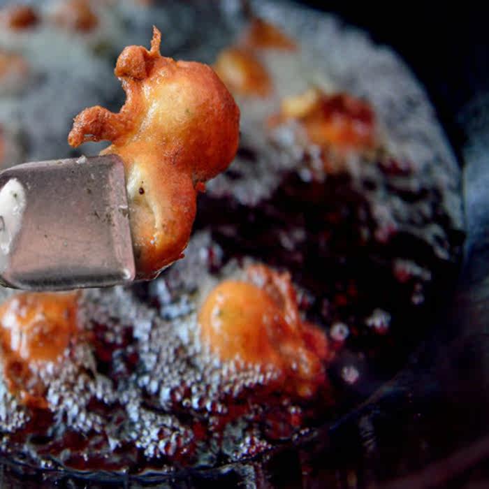 四川重庆 秀山现炸油香粑 酉阳土家迷你型油炸小油粑粑500g