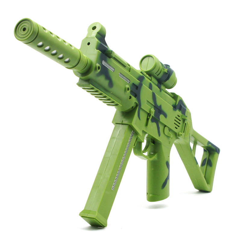 飞航正品小小部队列电动枪炮炮兵声光玩具冲锋枪组合fh-112促销