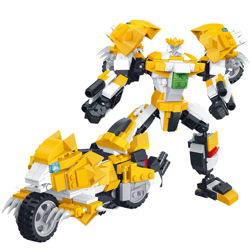 星钻积木赛尔号元气拯救队积木10岁男孩子12拼装玩具恐龙变形金刚