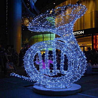 大型圣诞节日灯光组商场酒店灯光亮化圣诞节灯饰灯组装扮布置设计