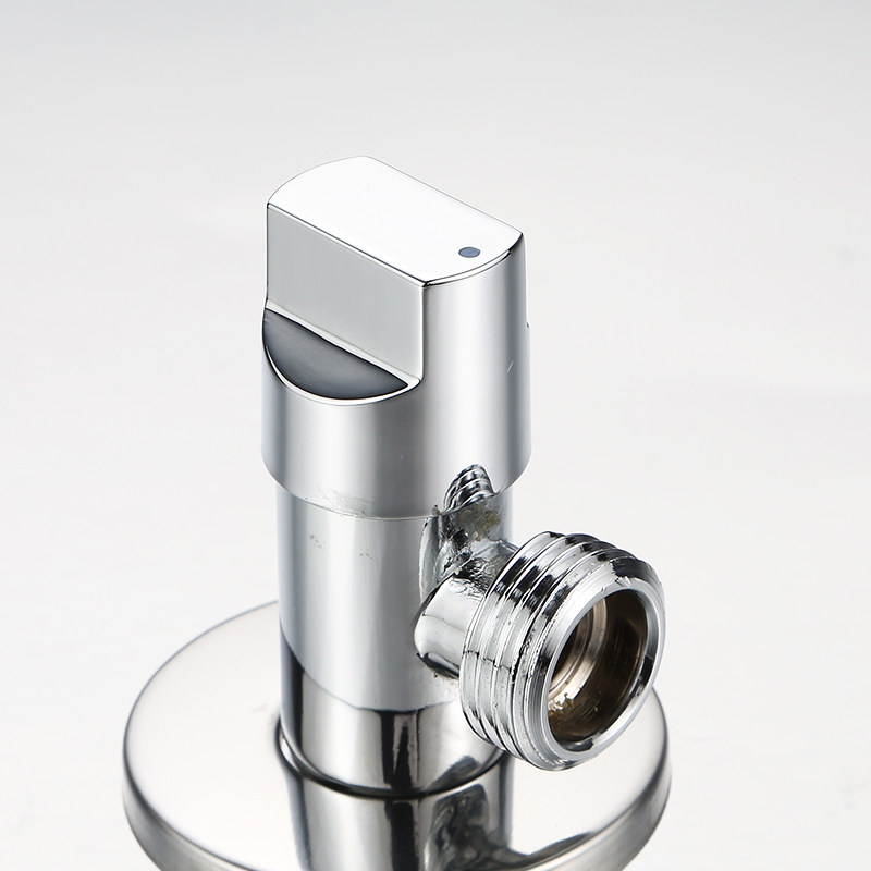 埃美柯三角阀全铜阀体四分快开冷热水止水阀卫生间阀门分水器