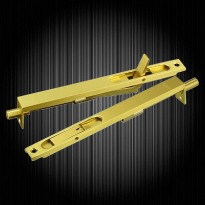 纯铜门用暗藏式门插销铜插销暗插销 子母门天地插销加长定制 包邮