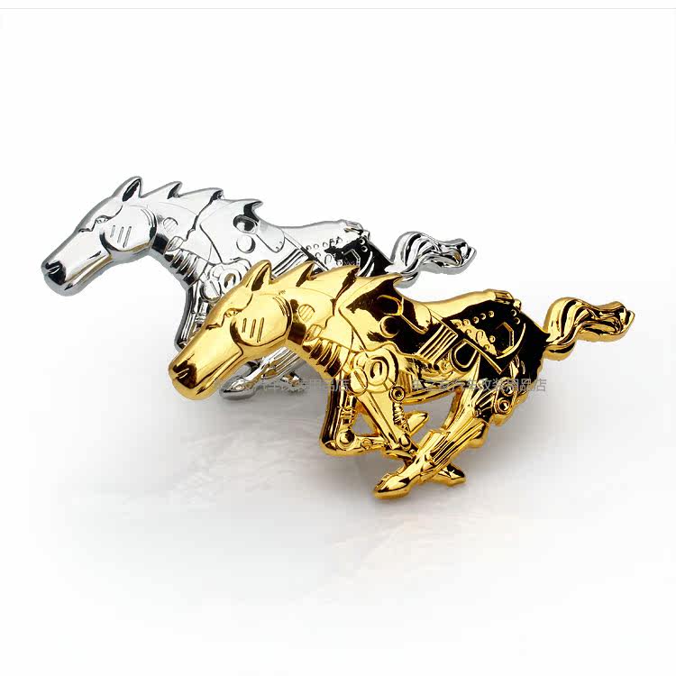 福特野马车标 新蒙迪欧改装标 野马中网标 福克斯车身贴 侧标尾标