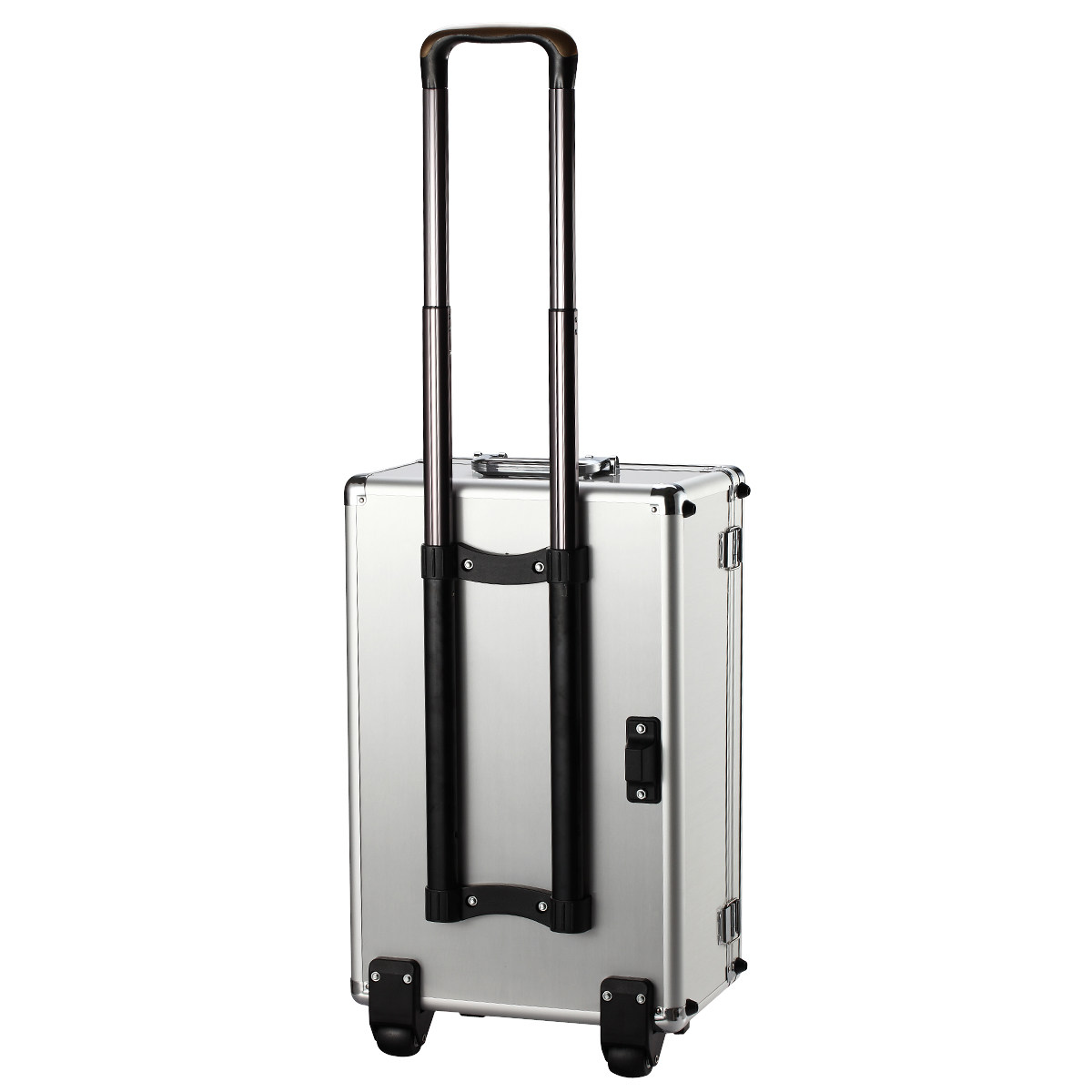 拉杆工具箱仪器设备箱铝合金箱 带轮收纳箱手拉式行李航空箱定做