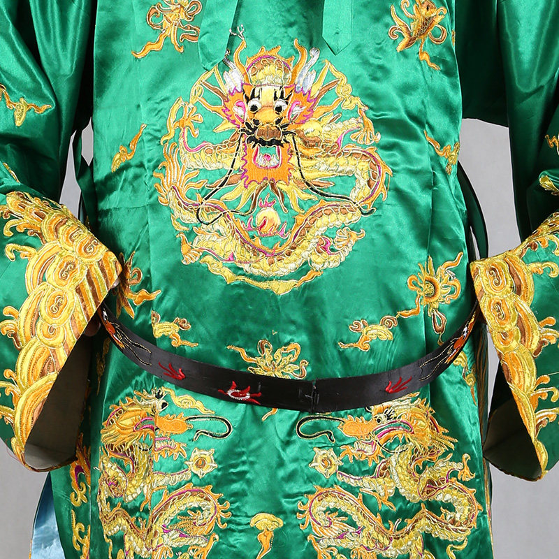 蟒袍戏曲戏剧京剧粤剧越剧舞台演出服装团龙蟒花脸丞相大臣龙袍戏