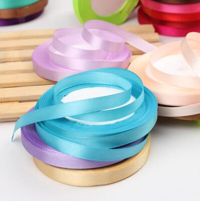 1cm布料礼品包装缎带编发绸带节日彩带婚庆礼物丝带编织发带包邮