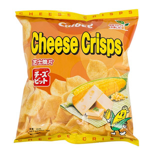 芝士 香港进口 calbee卡乐b芝士脆片40g 原装正品 芝士片膨化零食小吃