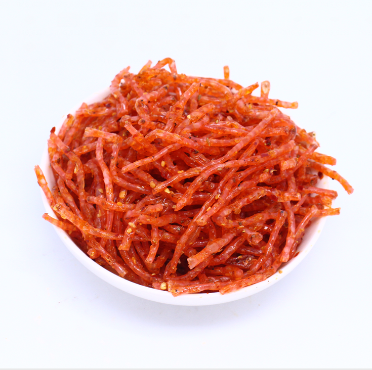 周小玲素酱肉丝辣条素食调味面制品麻辣休闲零食特产小吃30袋包邮