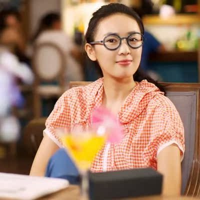 新闺蜜时代周小北复古圆形lindberg男女士墨镜8570林德伯格太阳镜