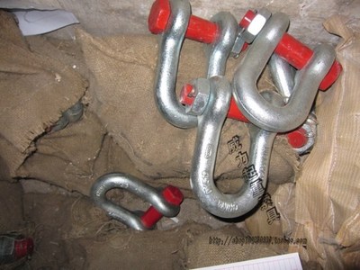 特价g2150美式模锻卸扣 u形吊装环起重连接环 d型卸扣卡环2-35t