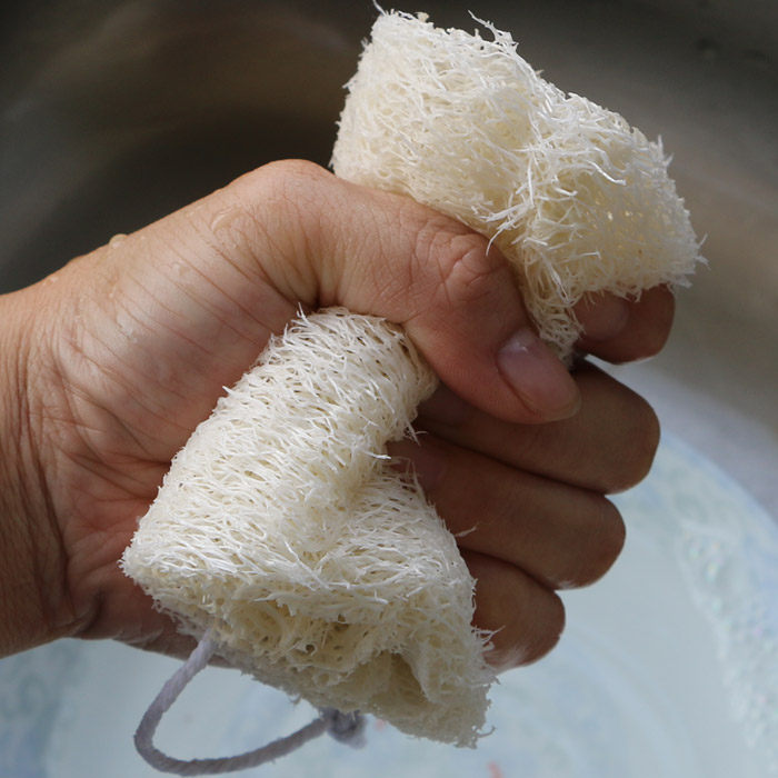 天然丝瓜络洗碗刷锅抹布不沾油搓澡巾洗澡农家老丝瓜瓤筋4个装