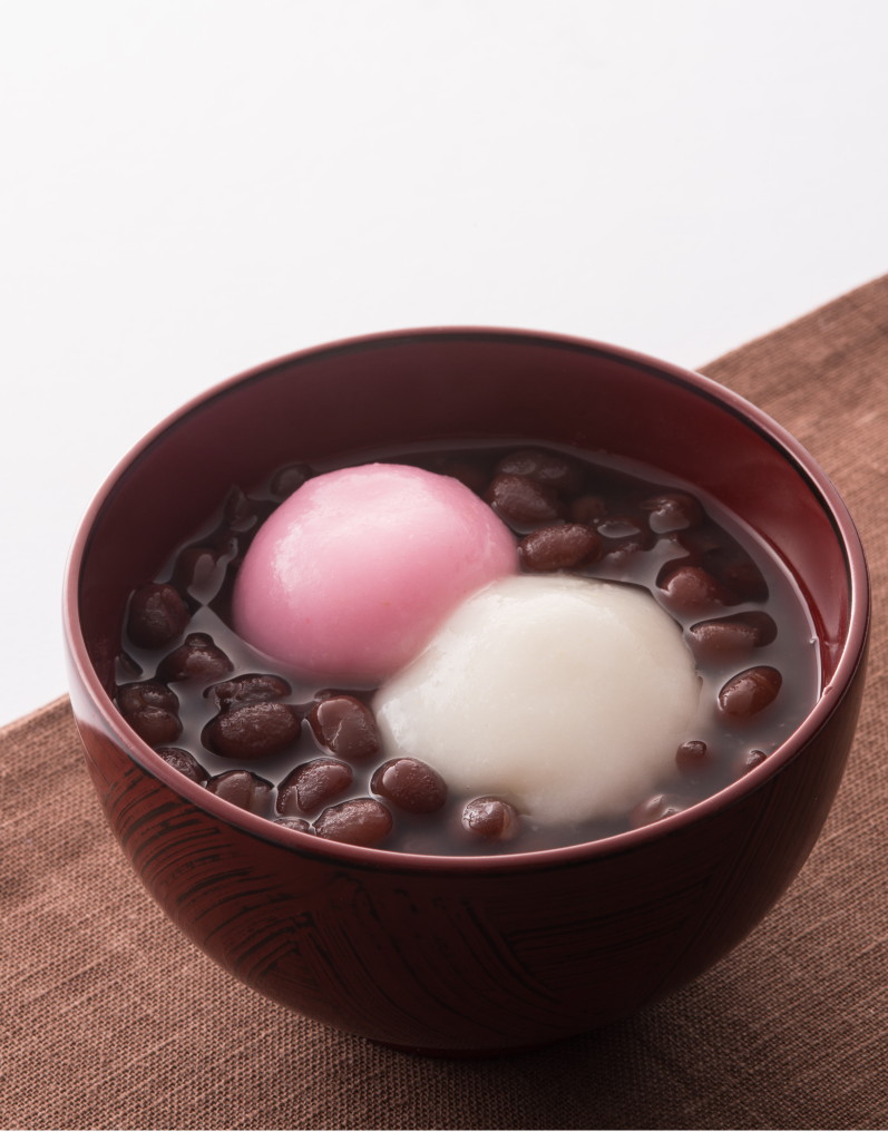 夏天停售 日本 ご縁を结ぶ 出云红白年糕小豆ぜんざい