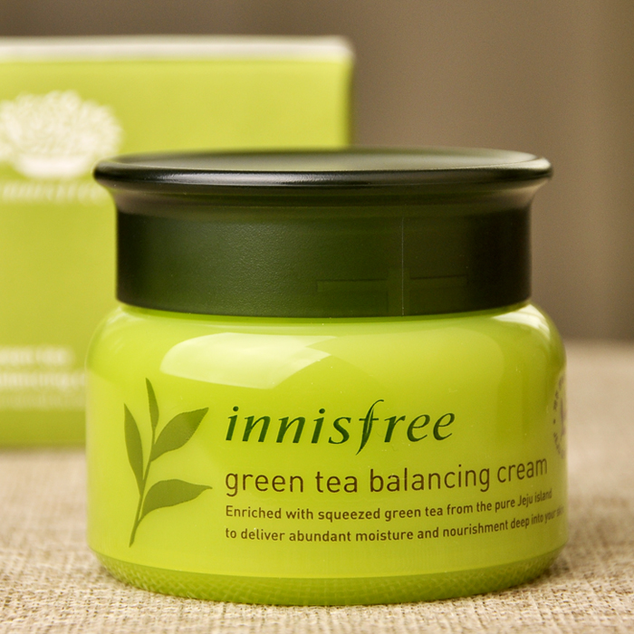 现货韩专柜innisfree悦诗风吟green tea seed deep绿茶深保湿面霜