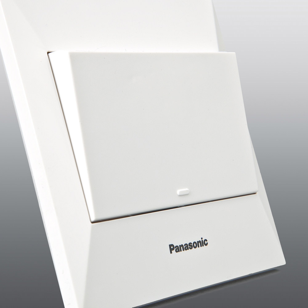 松下开关插座 松下开关专卖店 松下新适佳系列一开单控wmy501