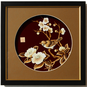 【覃孟斋】麦秆画麦草画麦秸画家居饰品装饰画民间手工工艺品