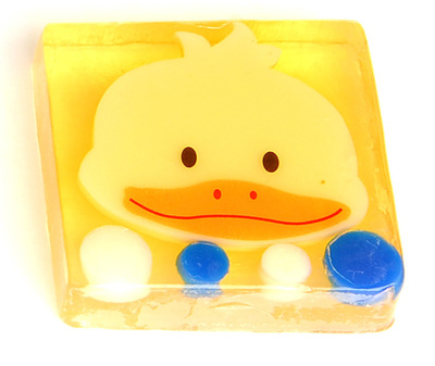 香约 动物卡通小鸭香皂 美白补水手工皂 精油皂 洁面皂 100g