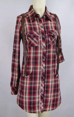 衣服 男士上装 法兰绒格子长衬衫 ￥ 75.00 79.