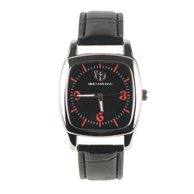 time concepts 33902复古中性ol通勤女表方壳黑面黑带表 女士手表