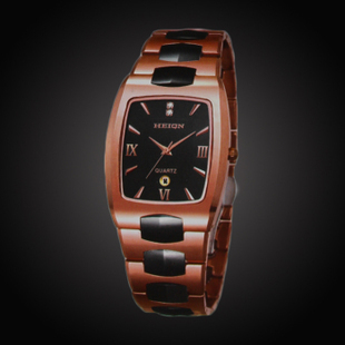 heiqn 海奇专柜正品新款钨钢表 品牌手表男 女士手表 男士表9064