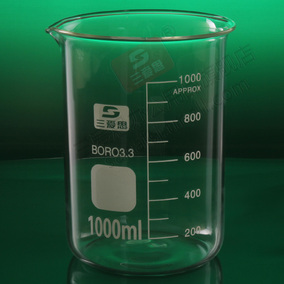 三爱思塑料量杯1000ml 塑料烧杯 有柄有刻度pp料 掌柜推荐