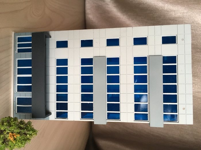 1:144 150 高达奥特曼场景模型 动漫周边情景硬质塑料拼装楼房