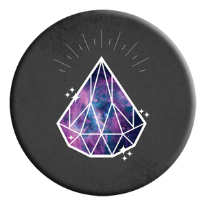 徽章 日本mishka原宿zipper梦幻星空星云 胸针 宇宙钻石徽章 配饰胸章