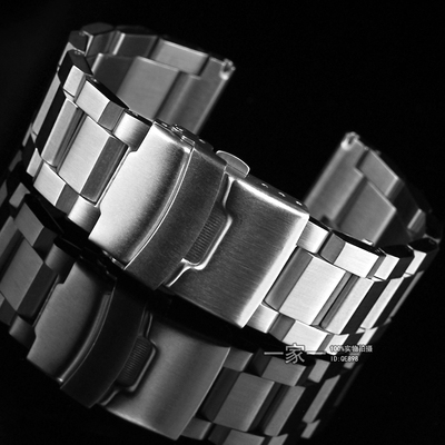 实心不锈精钢表带钢带sbbn015/skx009罐头18/20/22/24mm空中之鹰