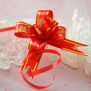 结婚婚庆用品小号手拉花婚车装饰礼品包装彩带新房婚房装饰拉花