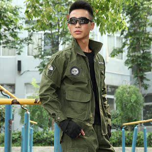 迷彩服套裝男戶外工作服軍迷服裝野戰作訓服作戰服正品 特種兵軍綠